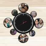 Circular Couple Designar Clock