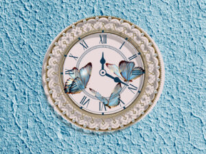 Butterfly Clock Design