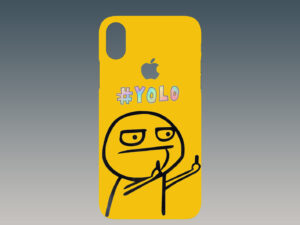Yolo Funny Back Case Printing