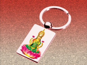 Lakshmi God Keychain